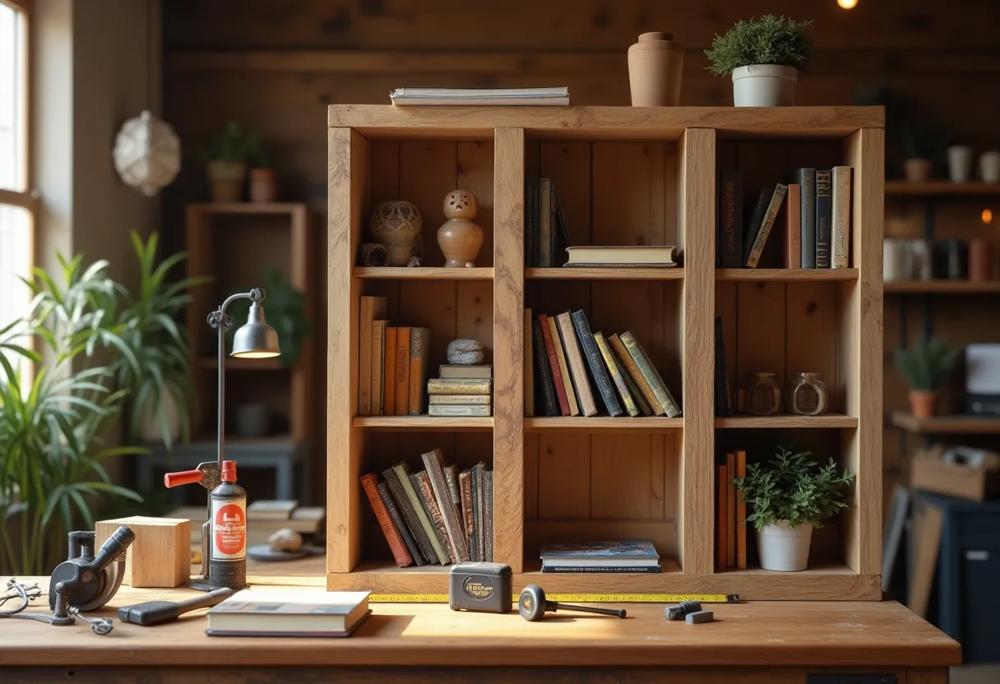 DIY bookshelf