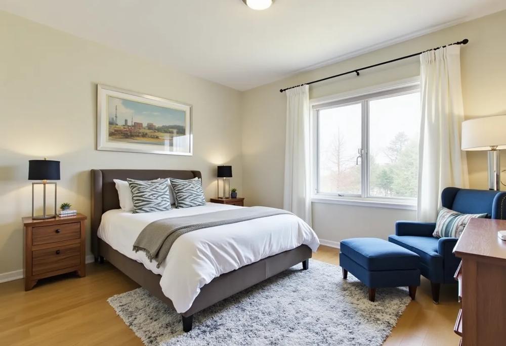 Decorated room