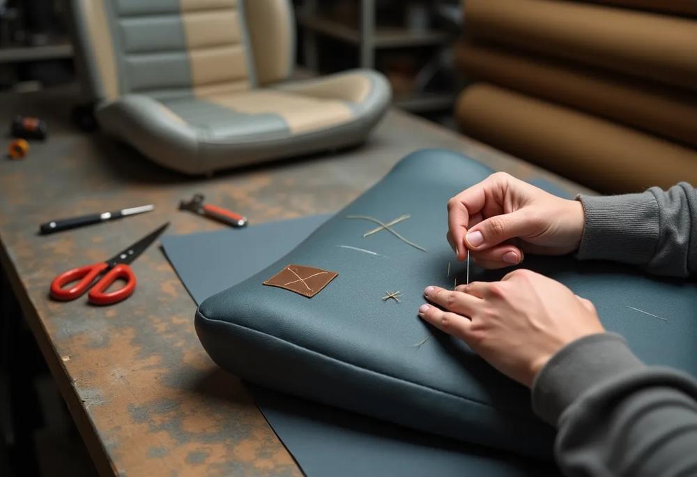car seat stitching