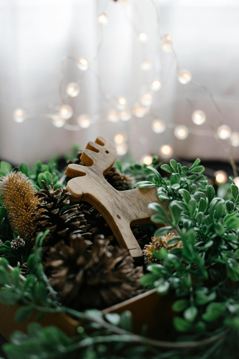 wooden reindeer